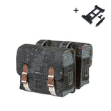 Basil Boheme Double Grey, Pair Panniers