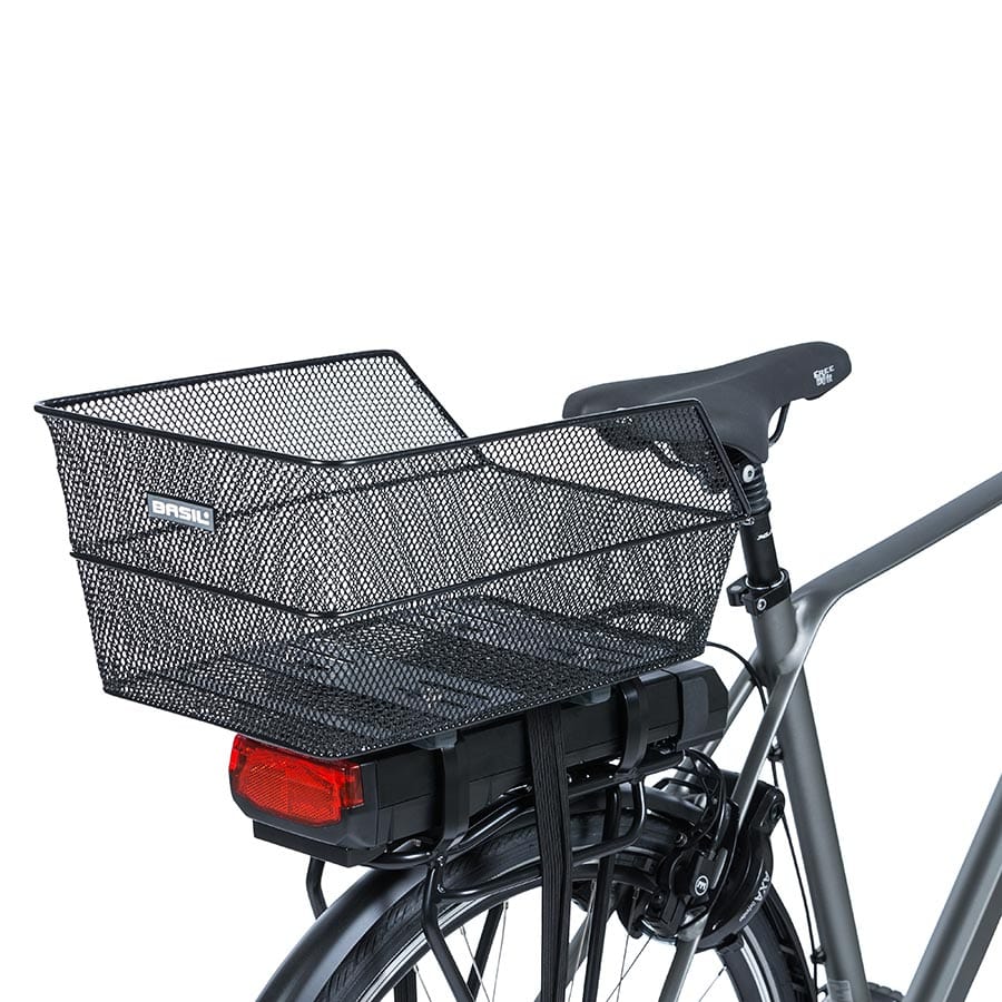 Basil Cento multisystem NX Basil, Basil Cento multisystem NX, Basket, Rear, Black Baskets