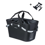 Basil Classic Carry All Basil, Classic Carry All, Basket, Rear, Black Baskets