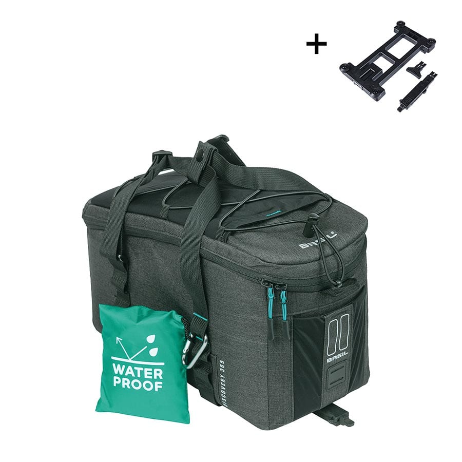 Basil Discovery 365D Basil, Discovery 365D, Trunk Bag, 9L, Black Trunk Bags
