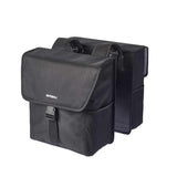 Basil Go Basil, Go Double Bag, Double bag, Solid Black Panniers