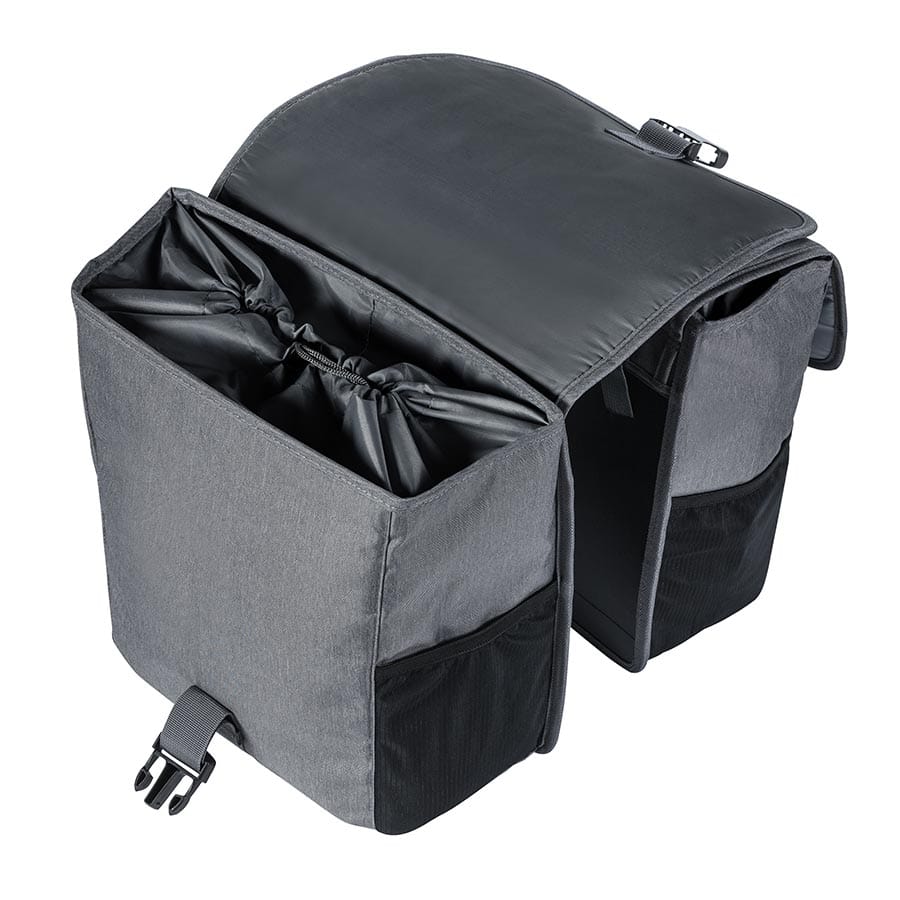 Basil Go Basil, Go, Pannier, 32L, Grey Panniers