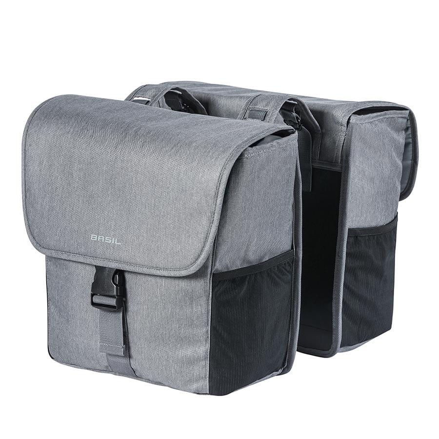 Basil Go Basil, Go, Pannier, 32L, Grey Panniers