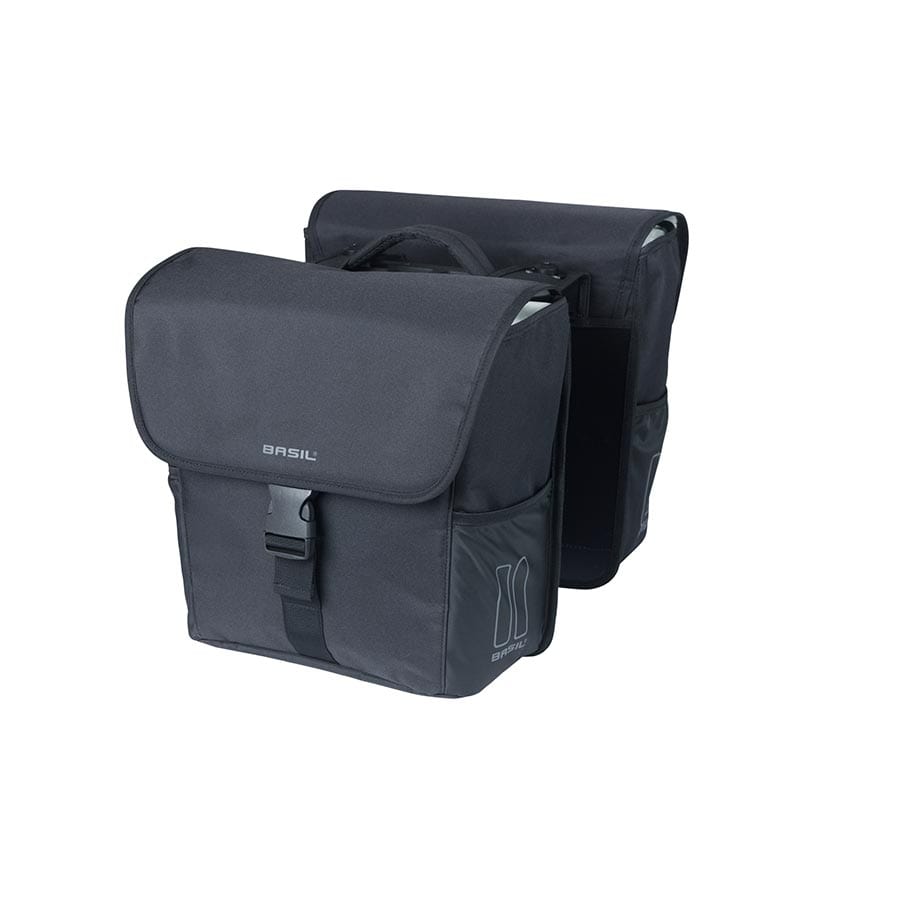 Basil Go Double MIK Basil, Go Double MIK, Pannier, 32L, Black, Pair Panniers