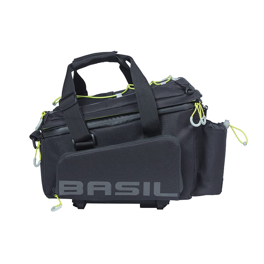 Basil Miles Basil, Miles, Trunk Bag, 36L, Black/Lime Trunk Bags