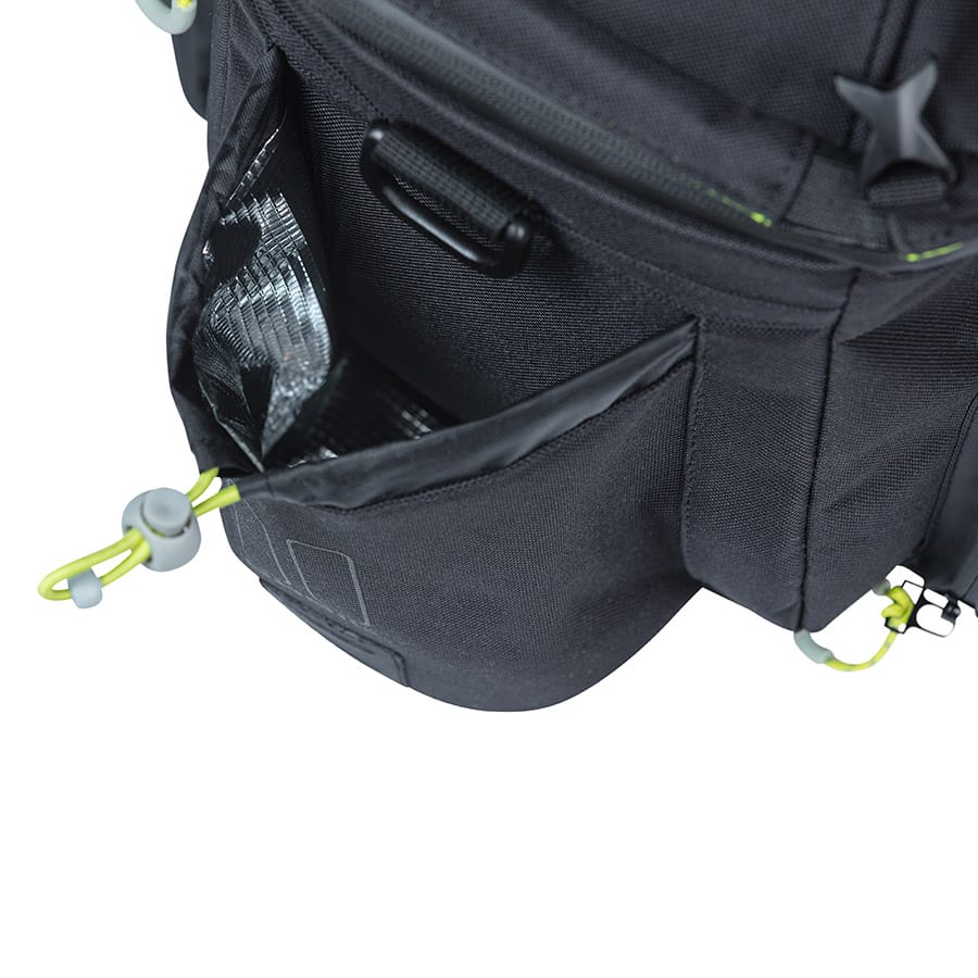 Basil Miles Basil, Miles, Trunk Bag, 36L, Black/Lime Trunk Bags