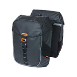 Basil Miles MIK Basil, Miles MIK, Pannier, 34L, Black/Orange Panniers