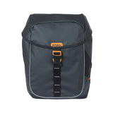 Basil Miles MIK Basil, Miles MIK, Pannier, 34L, Black/Orange Panniers