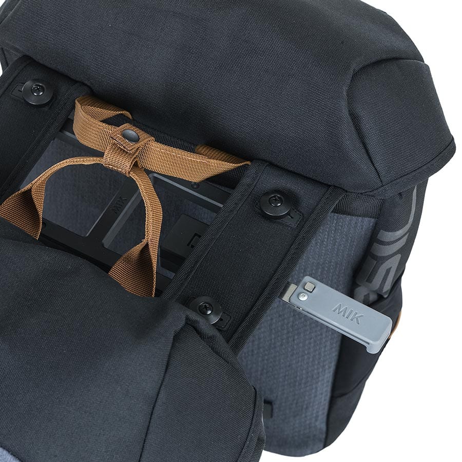 Basil Miles MIK Basil, Miles MIK, Pannier, 34L, Black Panniers