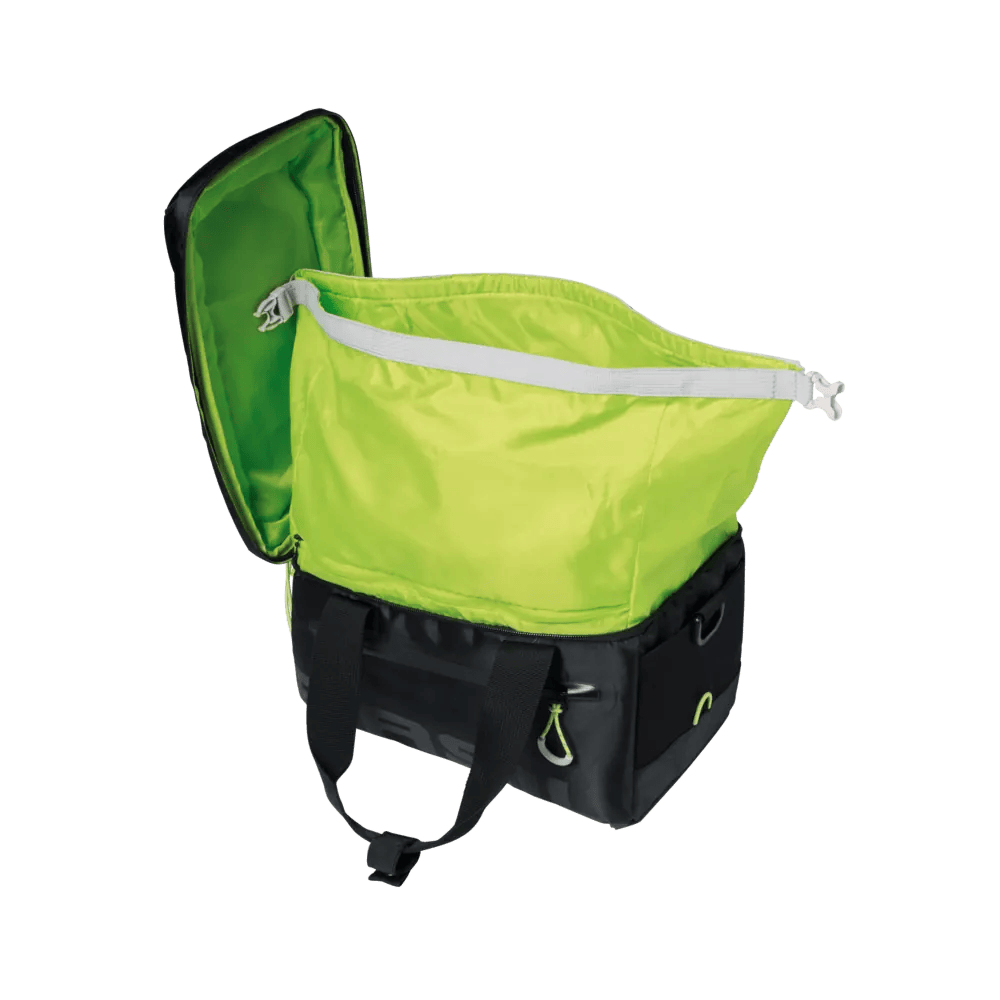 Basil Miles MIK Trunk Bag 7L Black/Lime Accessories - Bags - Bike Bags