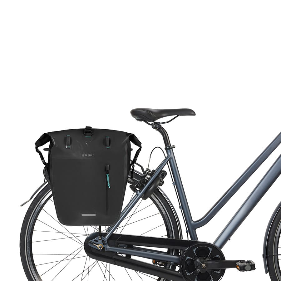 Basil Rivo L Basil, Rivo L, Pannier, 31L, Black Panniers