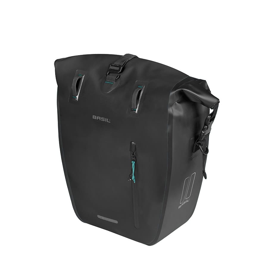 Basil Rivo L Basil, Rivo L, Pannier, 31L, Black Panniers