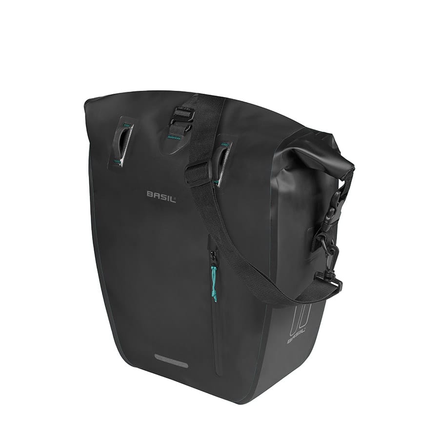 Basil Rivo L Basil, Rivo L, Pannier, 31L, Black Panniers