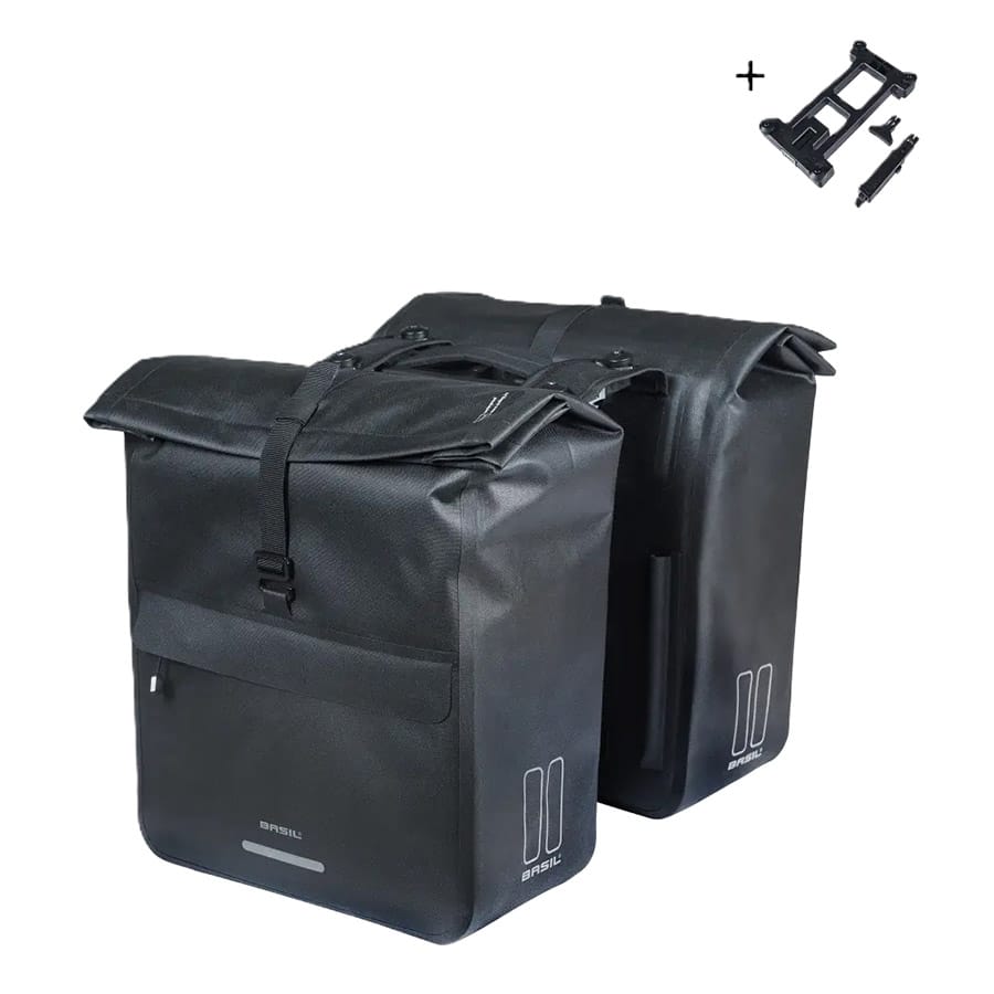 Basil Urban Dry Neo Black Panniers