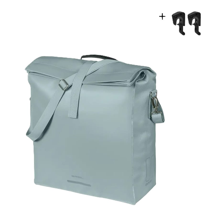 Basil Urban Load Pro Silver Panniers
