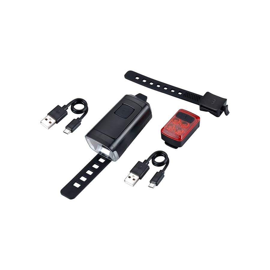 BBB Cycling BLS-231 Stud50 Combo BBB Cycling, BLS-231 Stud50 Combo, Light, Front and Rear, Black, Set Lights