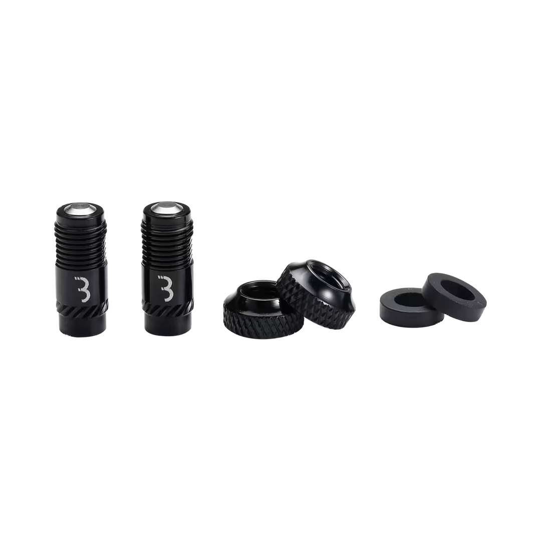 BBB Cycling, BTI-165 CoreCap, Tubeless Valve, Black, Pair Parts - Valves