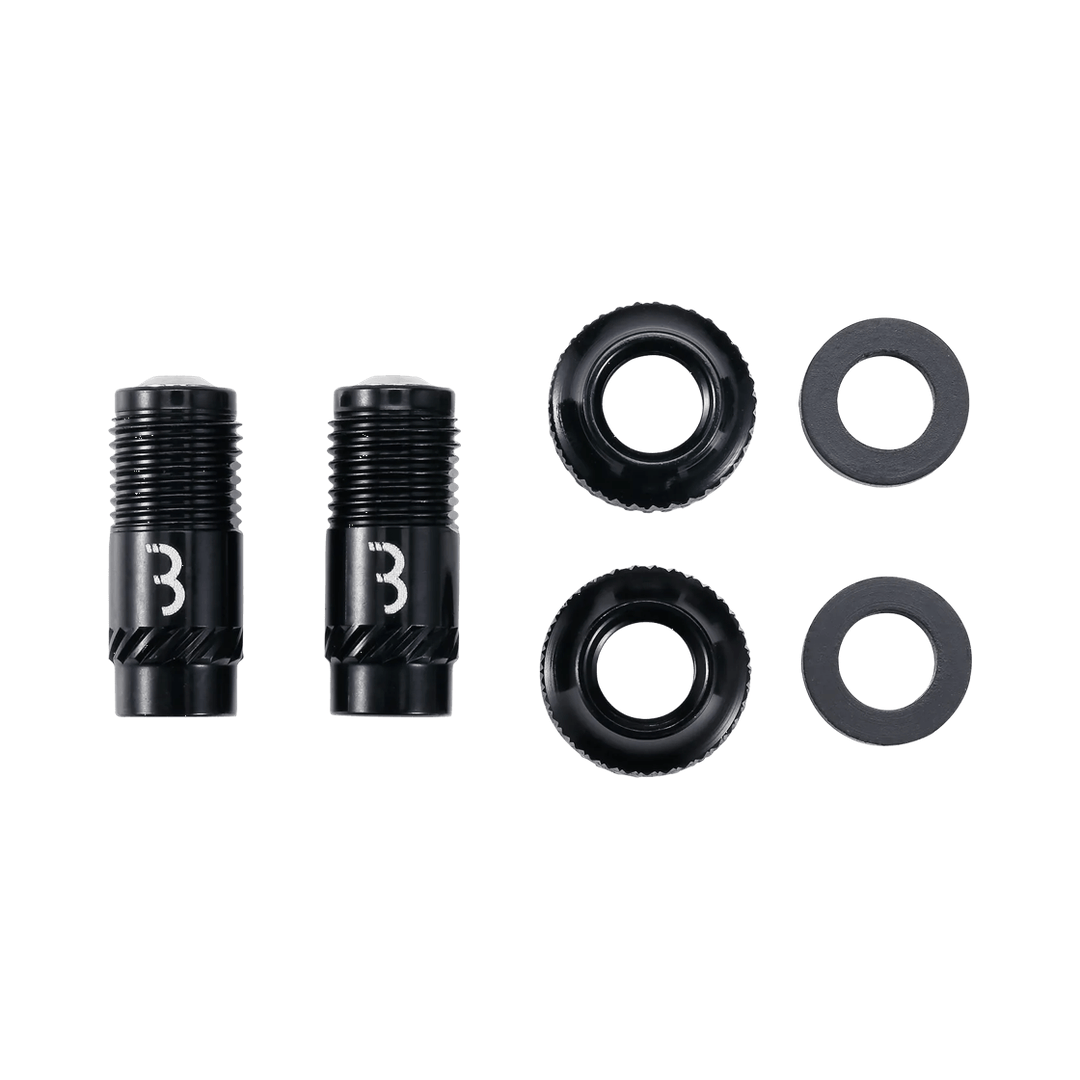 BBB Cycling, BTI-165 CoreCap, Tubeless Valve, Black, Pair Parts - Valves
