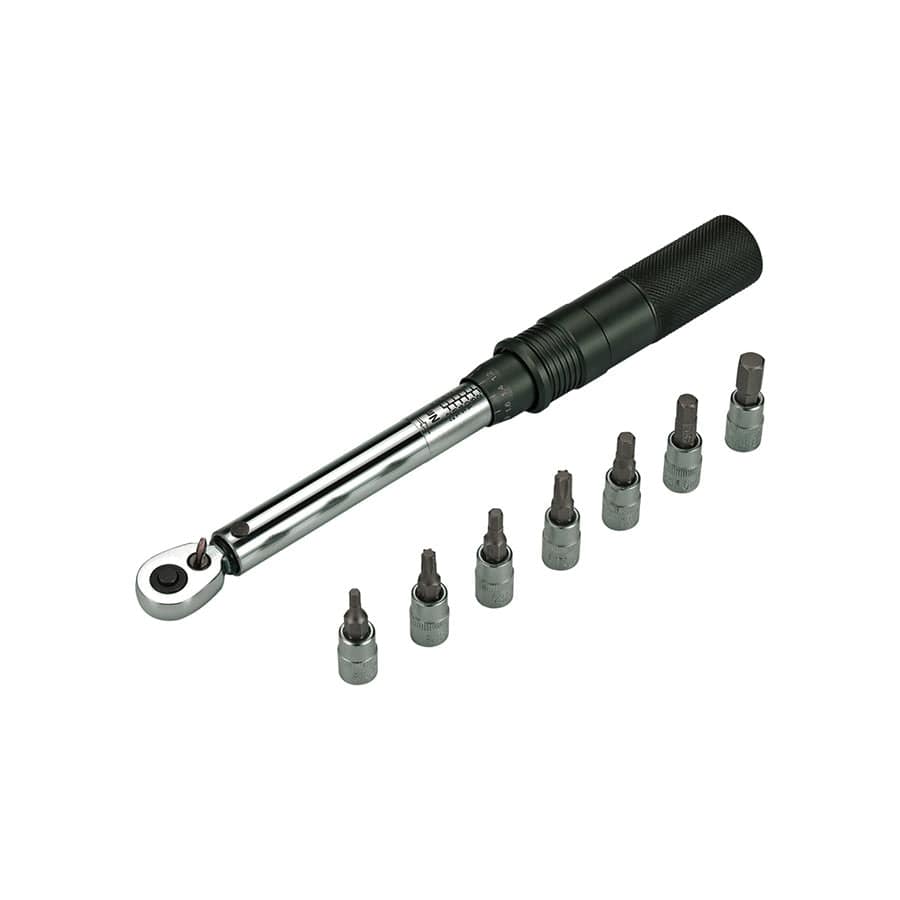 BBB Cycling BTL-173 TorqueSet Deluxe BBB Cycling, BTL-173 TorqueSet Deluxe, Torque Wrench, Ratcheting: Yes, : 1/4'', : Metric/Imperial, : 3,4,5,6,8mm Hex, T25, T30, Set General / Shop Tools