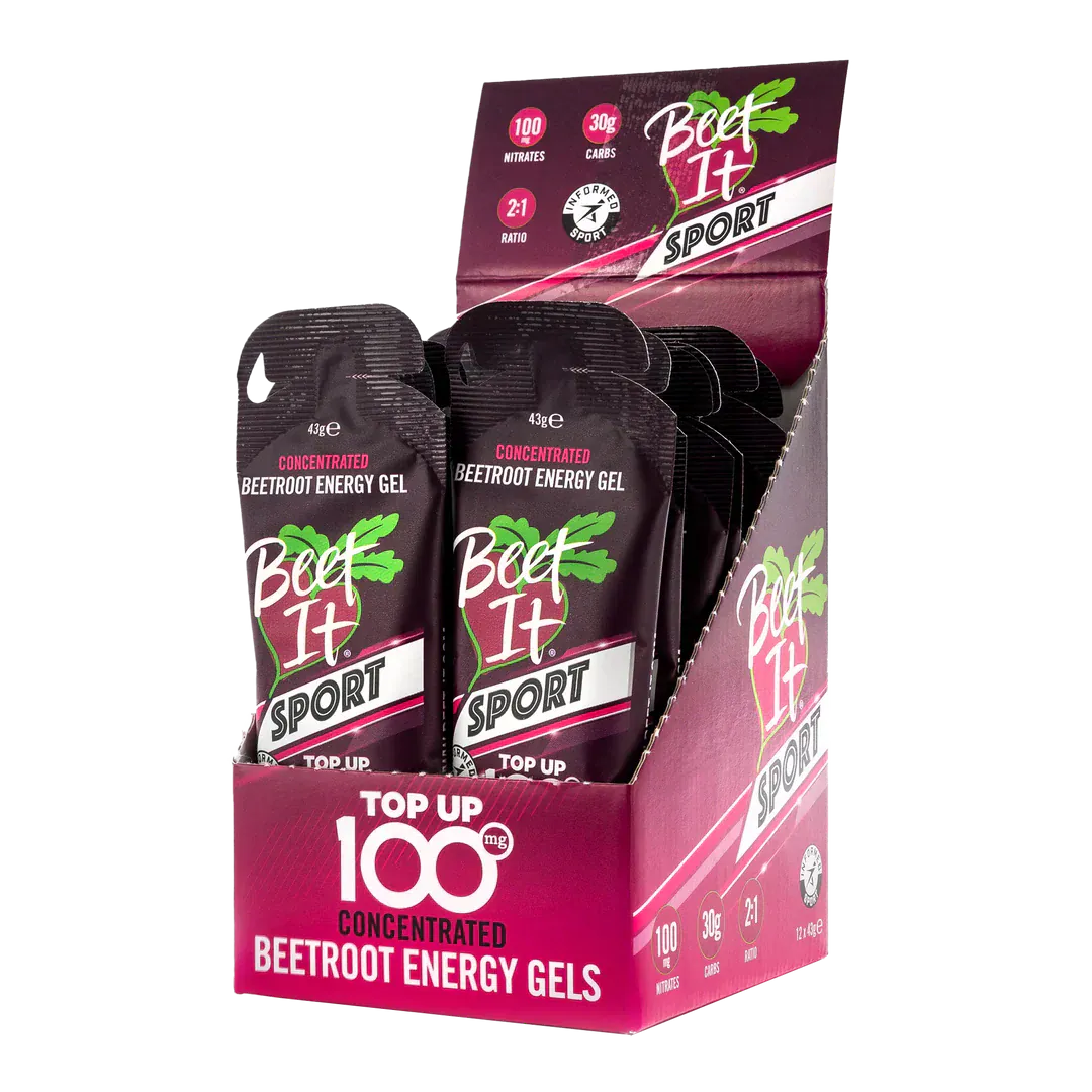 Beet It Sport Top Up 100 Gel Box of 12 Other - Nutrition - Gels & Shots