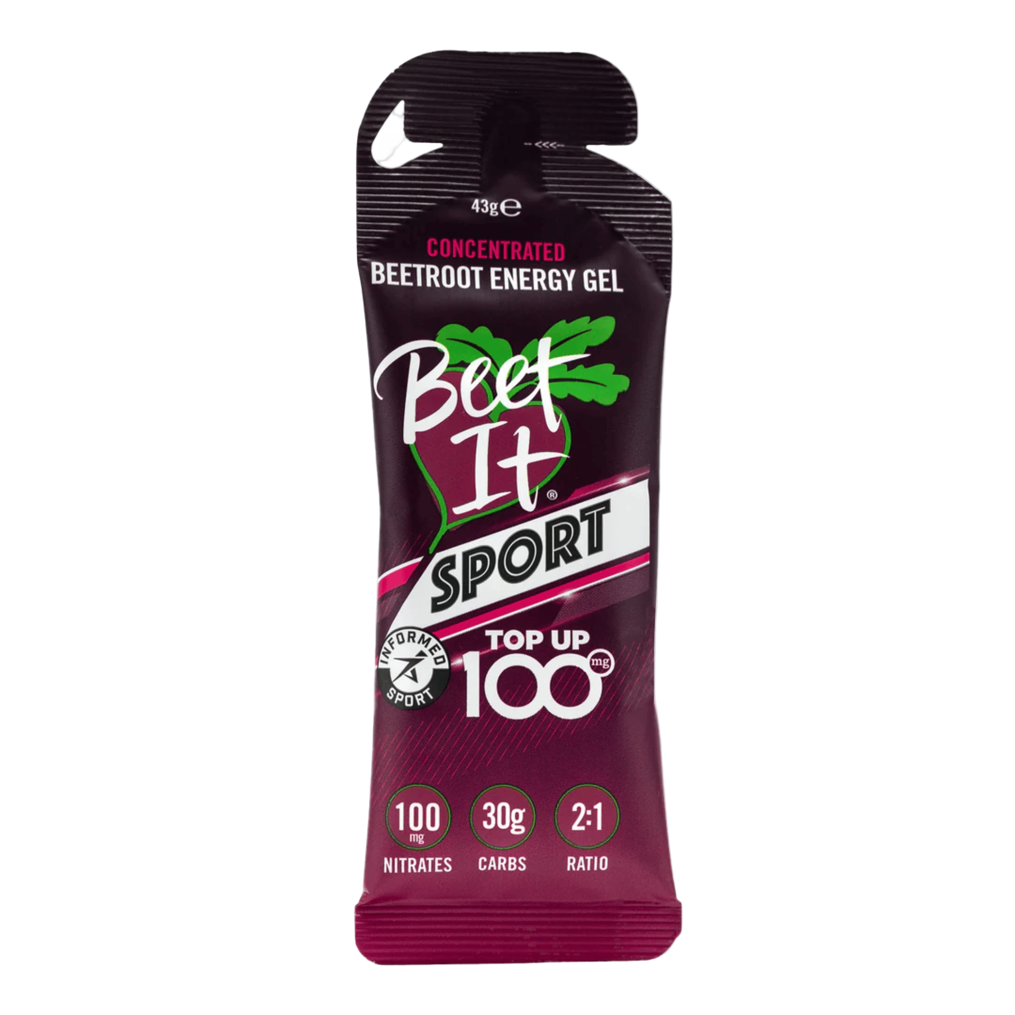Beet It Sport Top Up 100 Gel Single Other - Nutrition - Gels & Shots