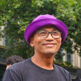 Bici Purple Bucket Hat Apparel - Clothing - Casual Hats