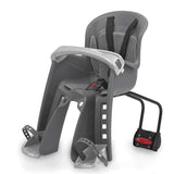 Bilby Jr FF Front Seater Polisport, Bilby JR FF, Front baby seat, Rear bracket, Grey/Silver Baby Seats