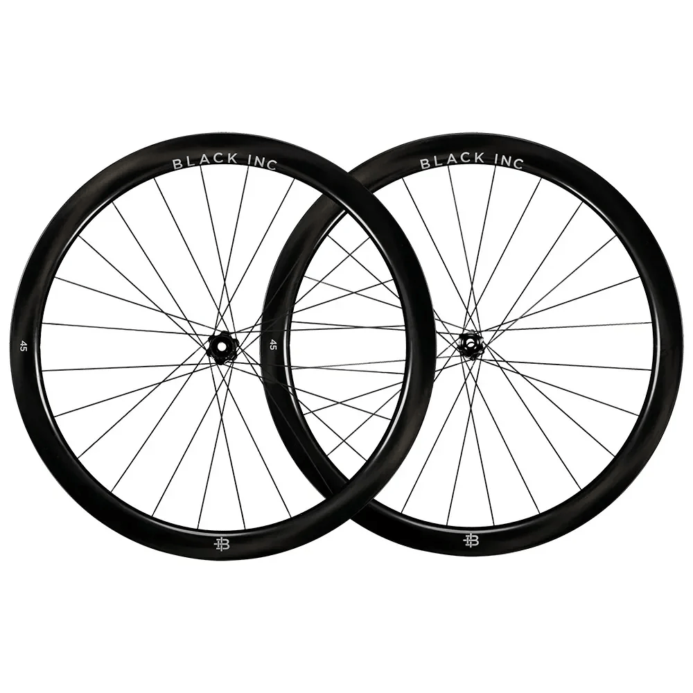 Black Inc FORTY FIVE Wheelset Silver / HG Parts - Wheels - Road