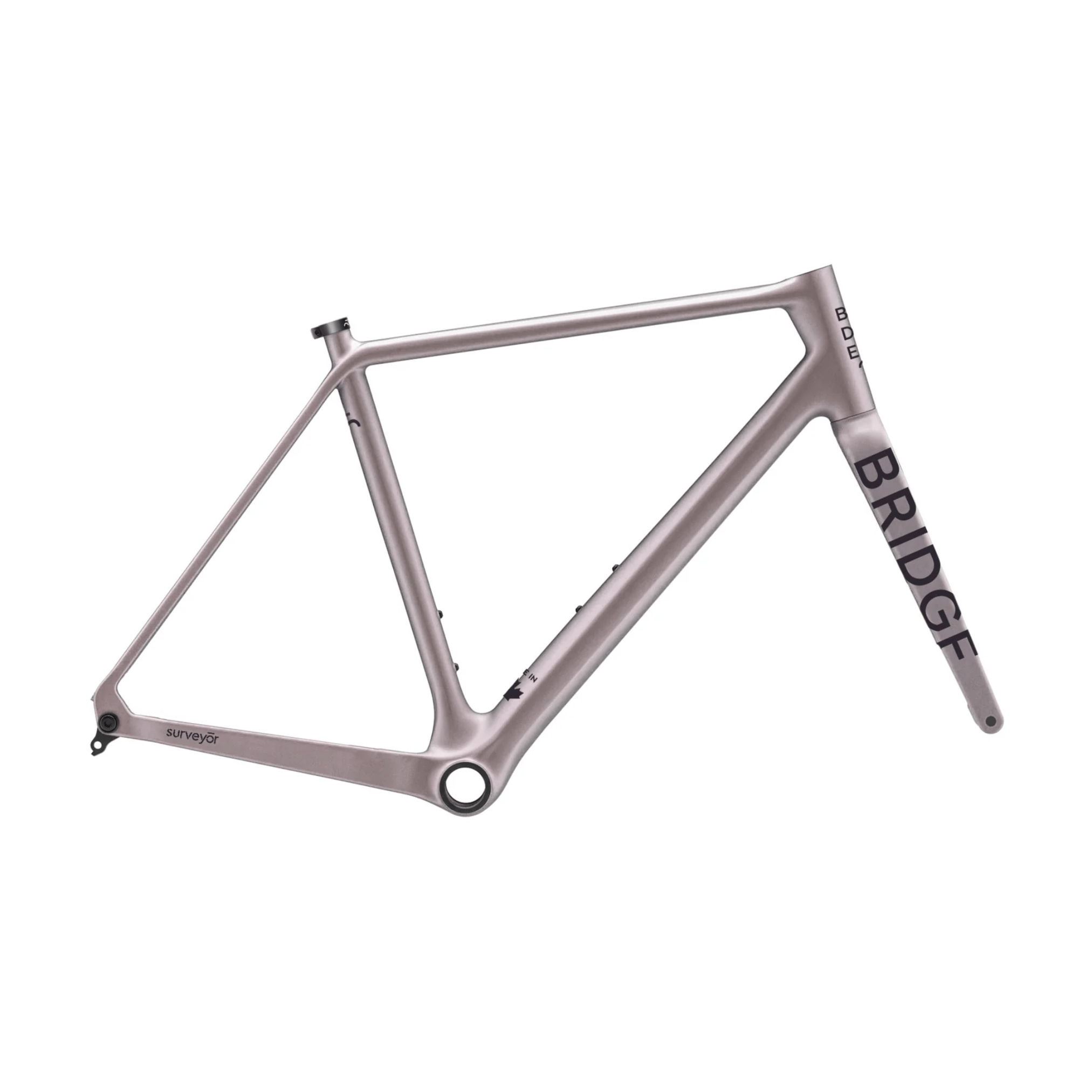 Bridge Surveyor Frameset Aged Rosé / Classic / 51 Bikes - Frames - Road