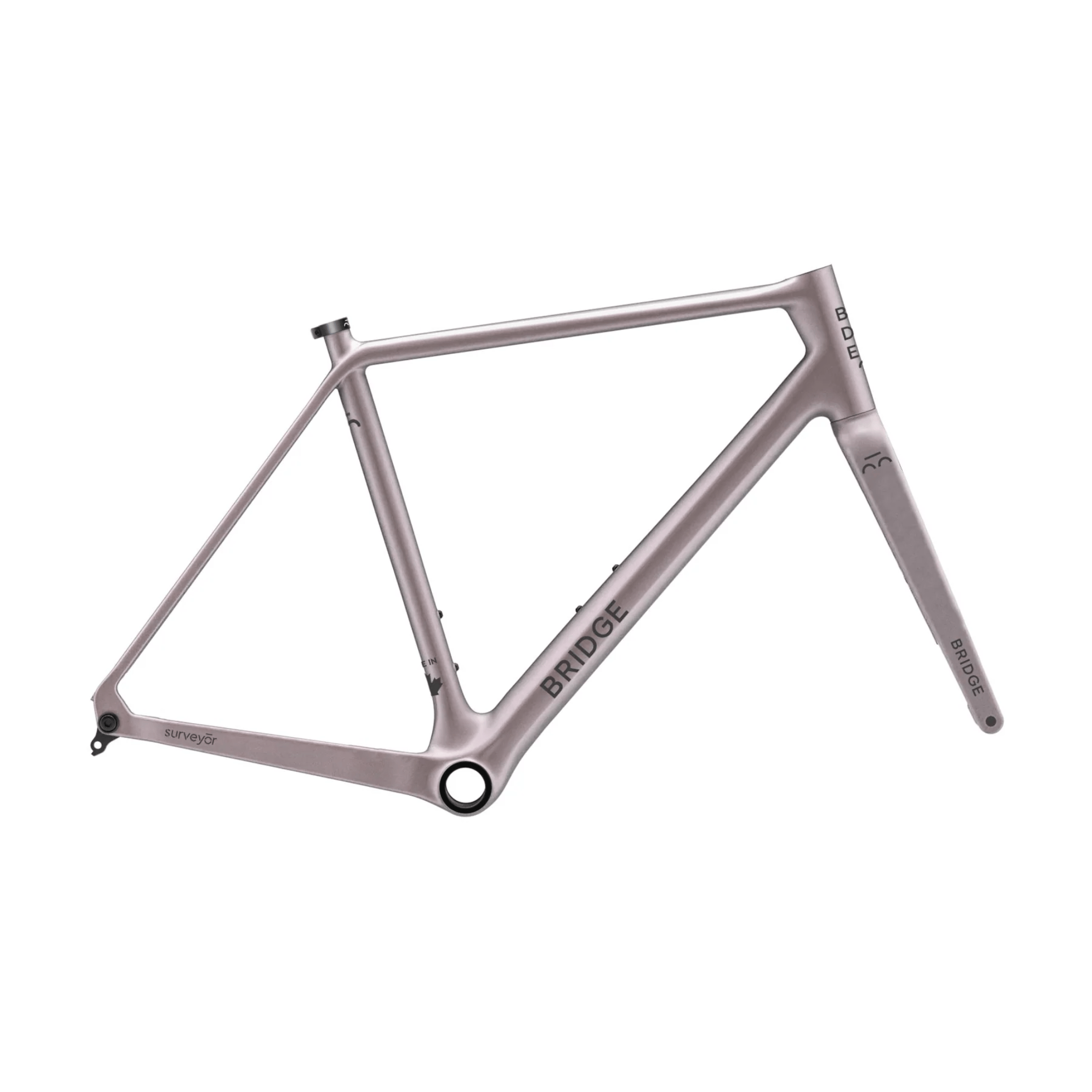 Bridge Surveyor Frameset Aged Rosé / Minimal / 51 Bikes - Frames - Road