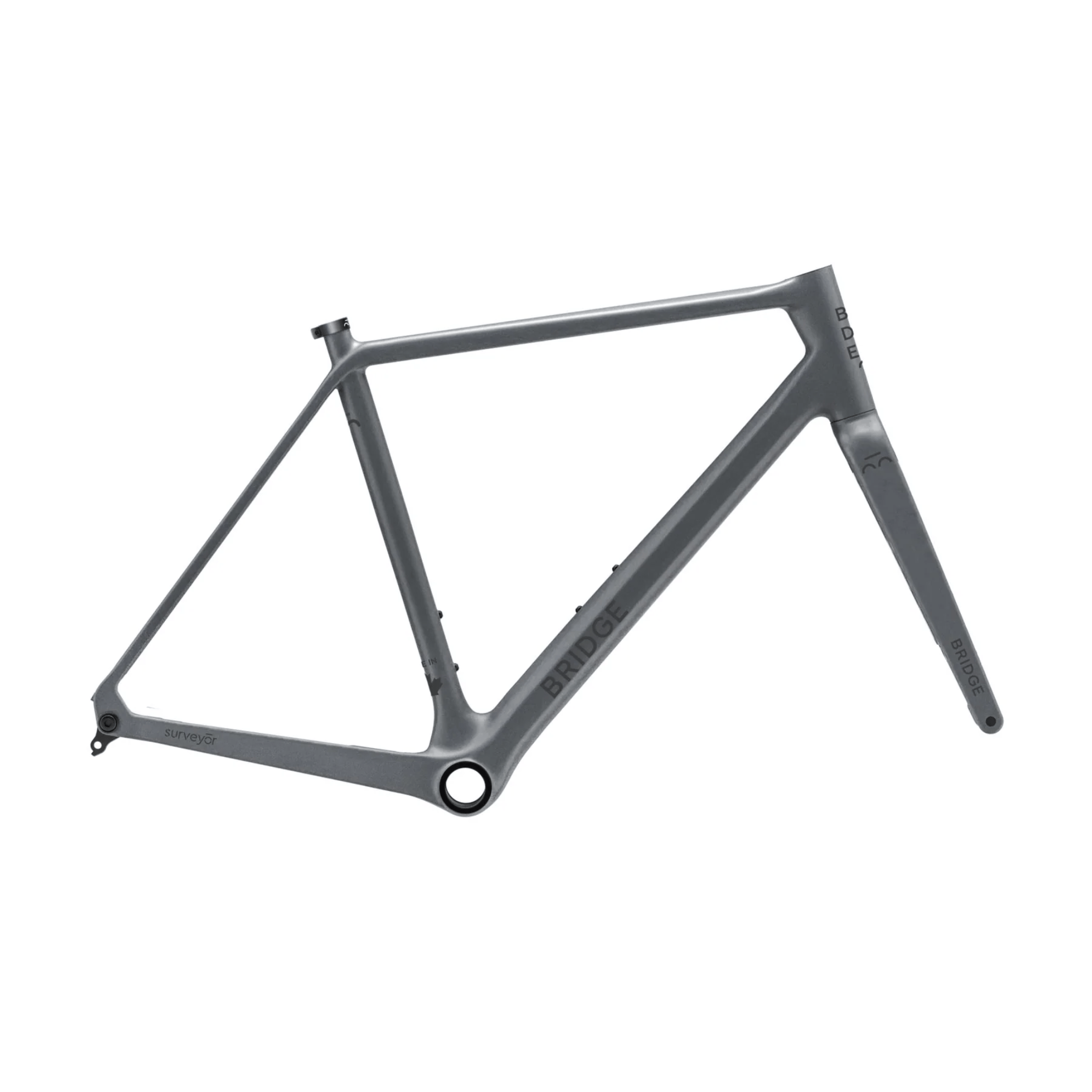 Bridge Surveyor Frameset Dried Sage / Minimal / 53 Bikes - Frames - Road
