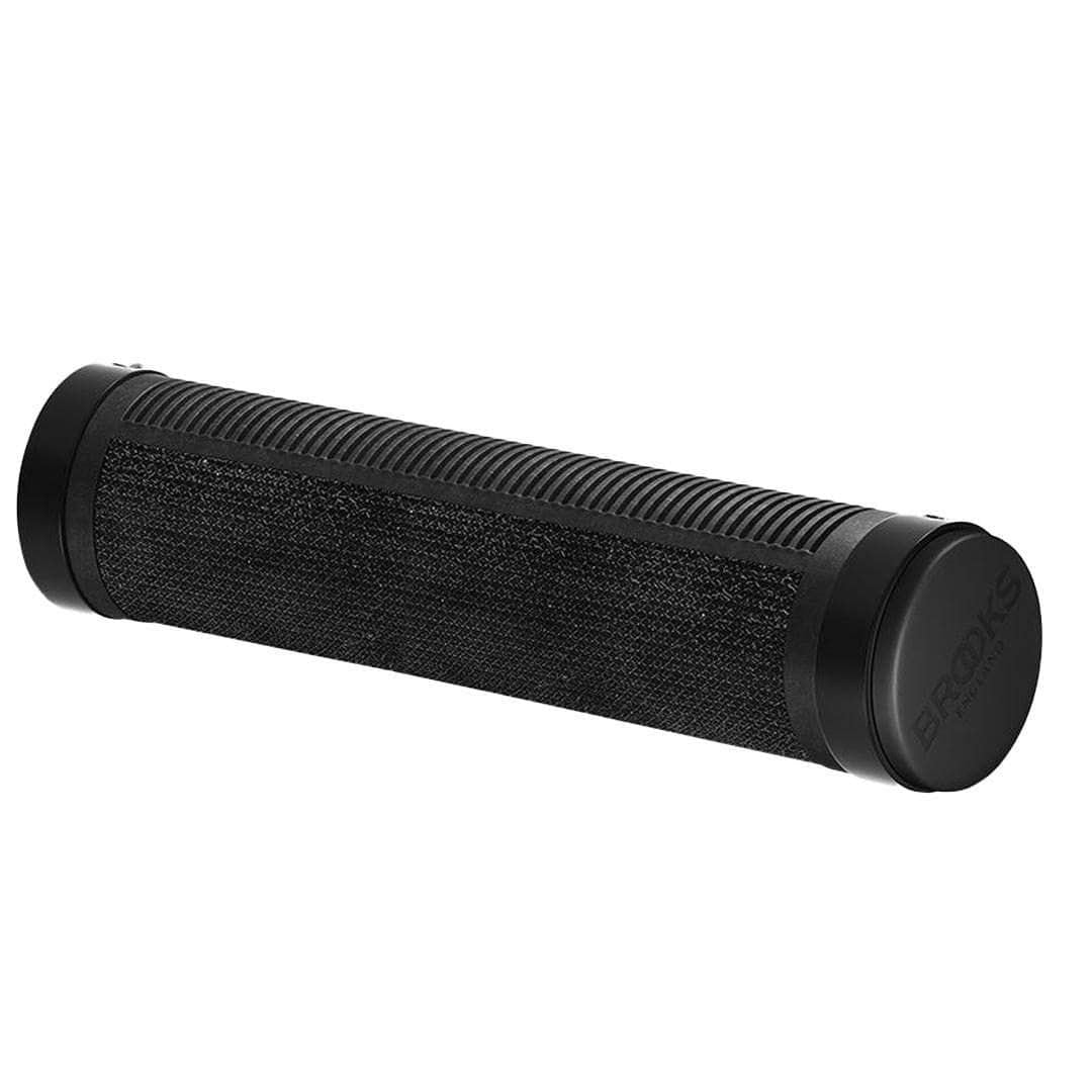 Brooks Cambium Rubber Grip Black / 130mm/130mm Parts - Handlebar Grips