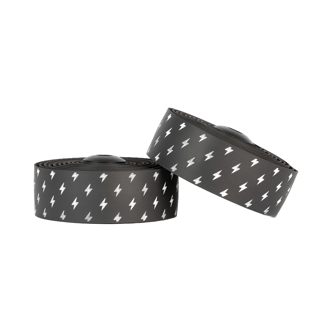 Burgh Cycling Silicone Gel Handlebar Tape, Lightning, White Print Parts - Handlebar Tape