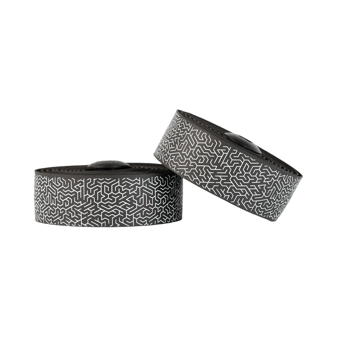 Burgh Silicone Gel Handlebar Tape Matter / White Print Parts - Handlebar Tape
