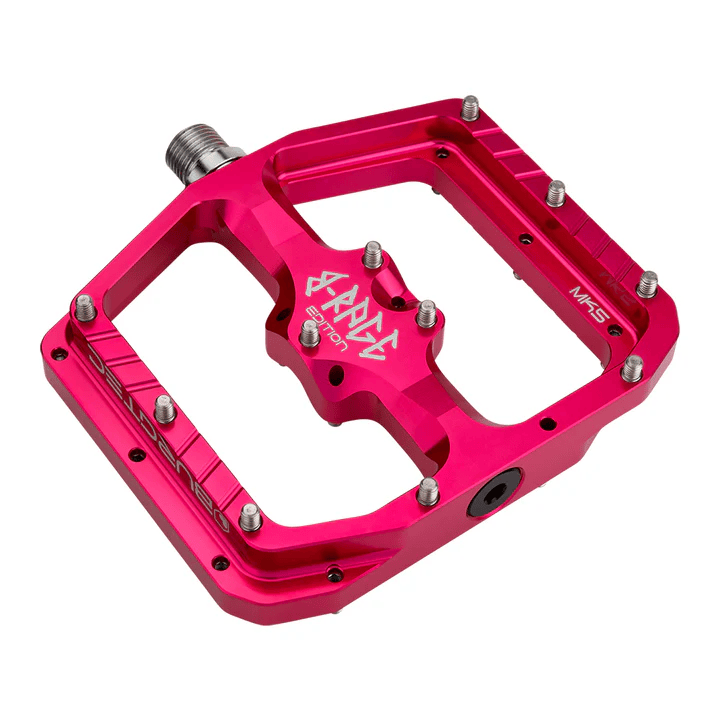 Burgtec Penthouse MK5 B-Rage Edition Pedals Pink Parts - Pedals - Mountain - Flats