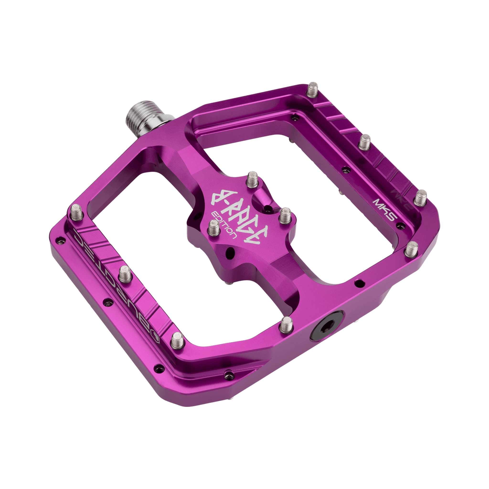 Burgtec Penthouse MK5 B-Rage Edition Pedals Purple Rain Parts - Pedals - Mountain - Flats
