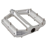 Burgtec Penthouse MK5 Flat Pedal Rhodium Silver Pair Parts - Pedals - Mountain - Flats
