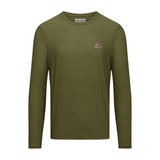 Café du Cycliste Ambre Men's Long Sleeve T-Shirt Khaki / XS Apparel - Clothing - Men's Casual - Tops