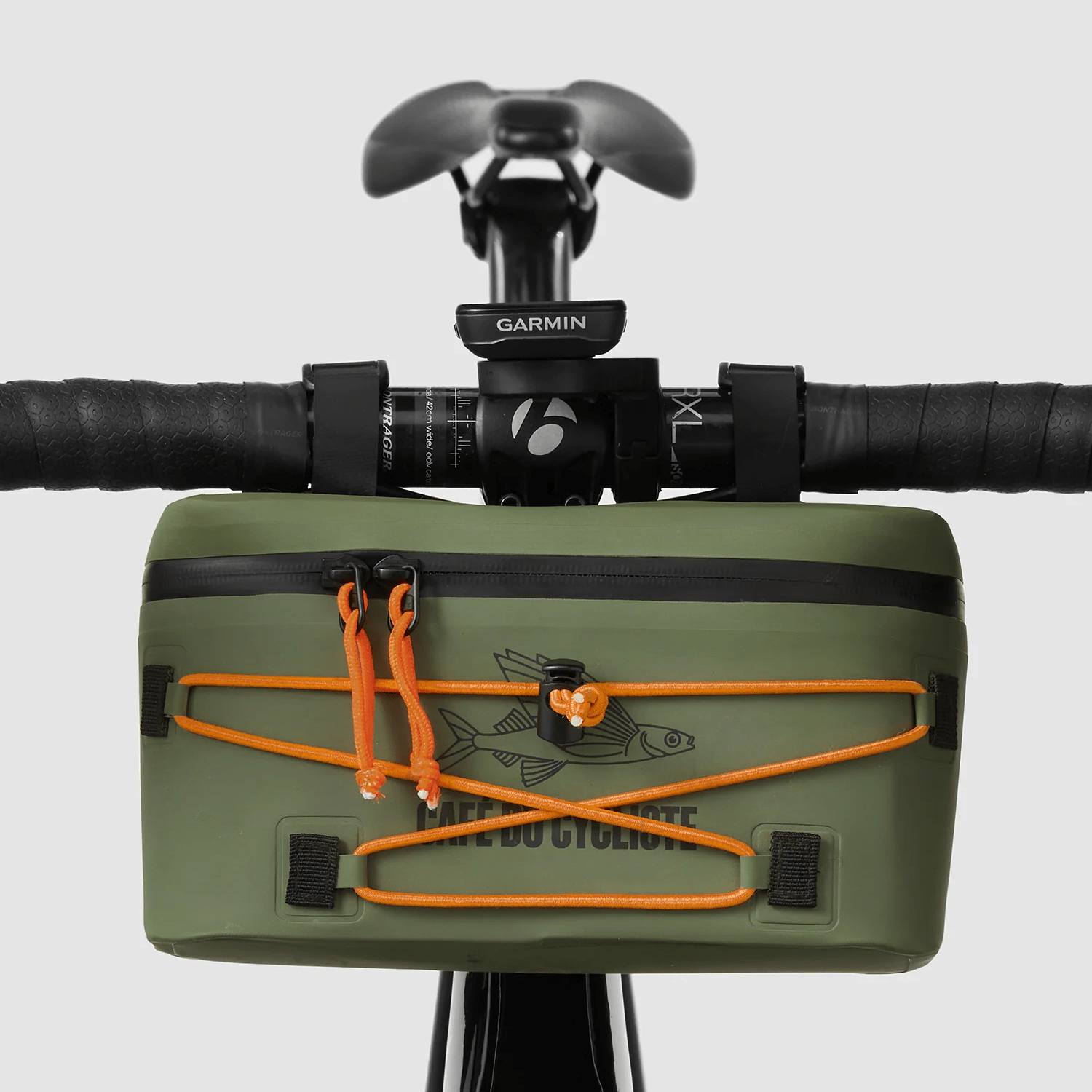 Café du Cycliste Handlebar Bag Khaki Accessories - Bags - Handlebar Bags