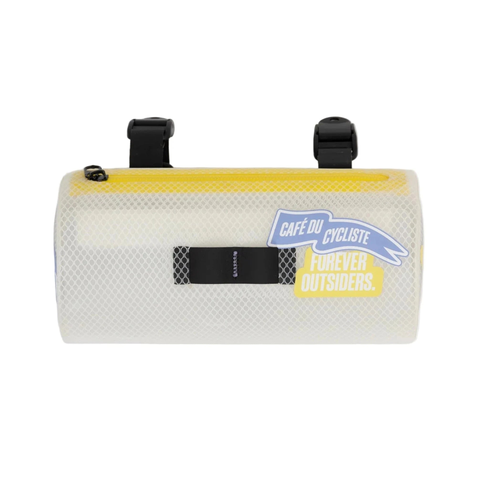 Café du Cycliste Handlebar Pouch Bag Banner Transparent White Accessories - Bags - Handlebar Bags