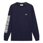 Café du Cycliste Maria Unisex Long Sleeve T-Shirt Navy / XXS Apparel - Clothing - Unisex Casual