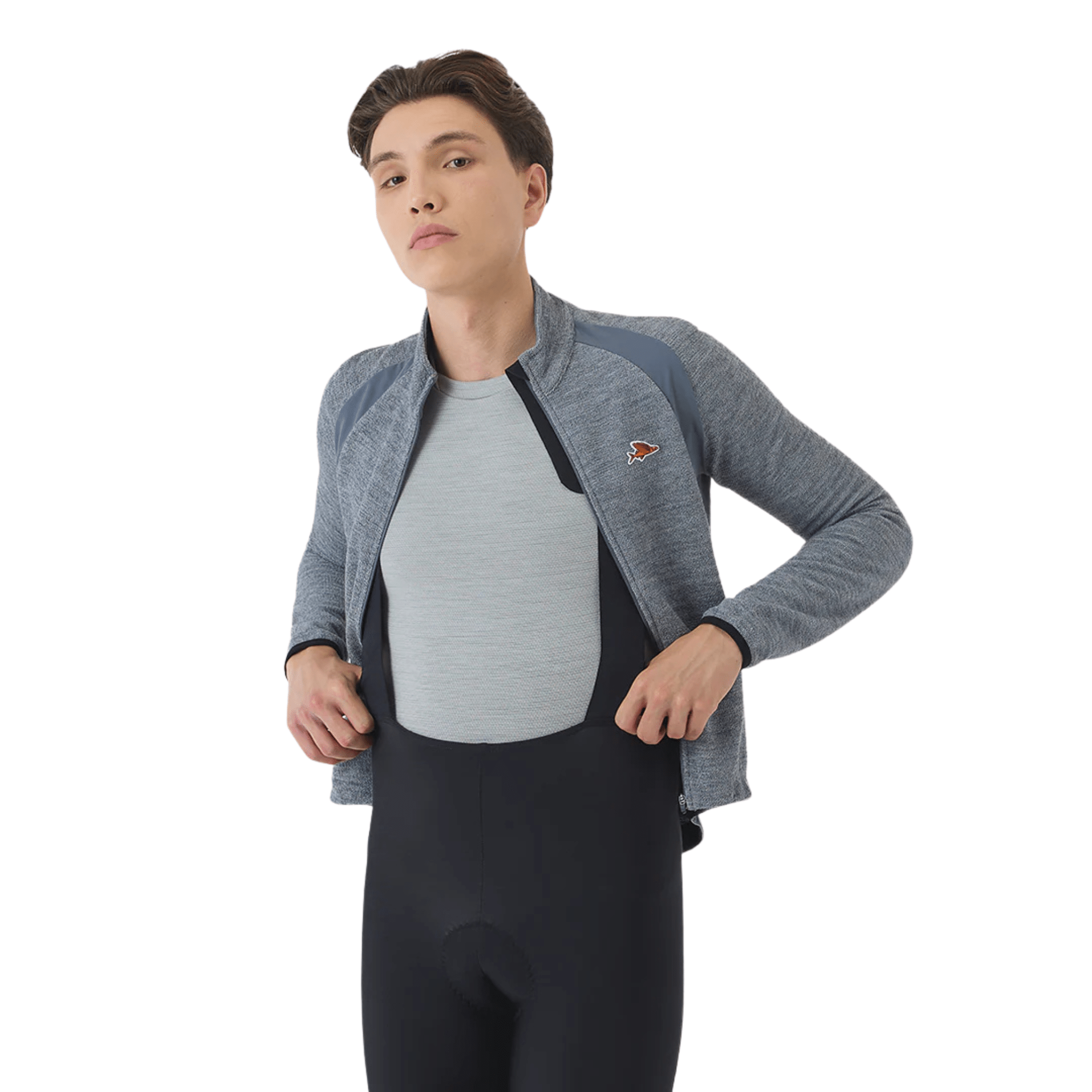 Café du Cycliste Men's Carmen LS Base Layer Apparel - Clothing - Men's Base Layers