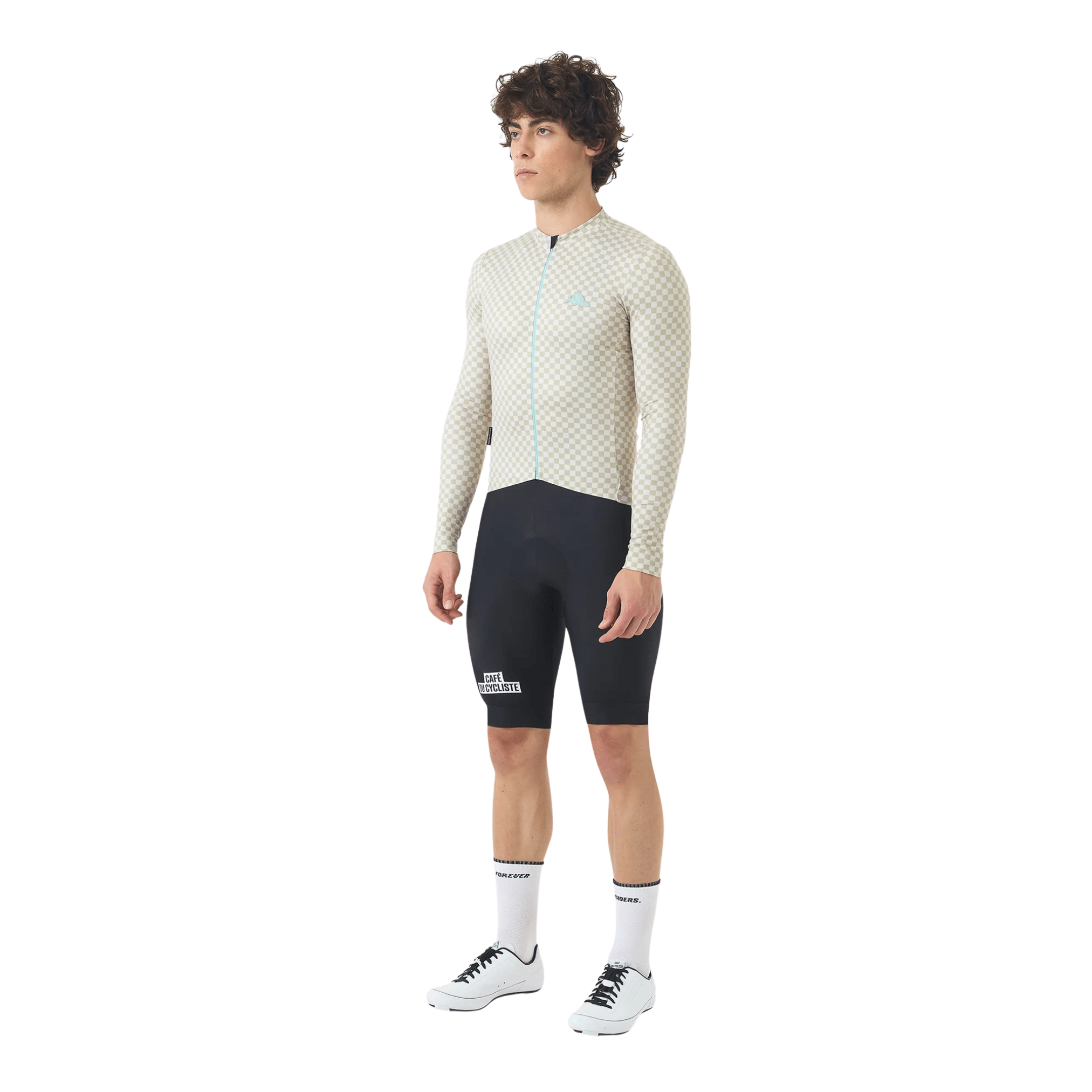 Café du Cycliste Men's Constance LS Jersey Apparel - Clothing - Men's Jerseys - Road