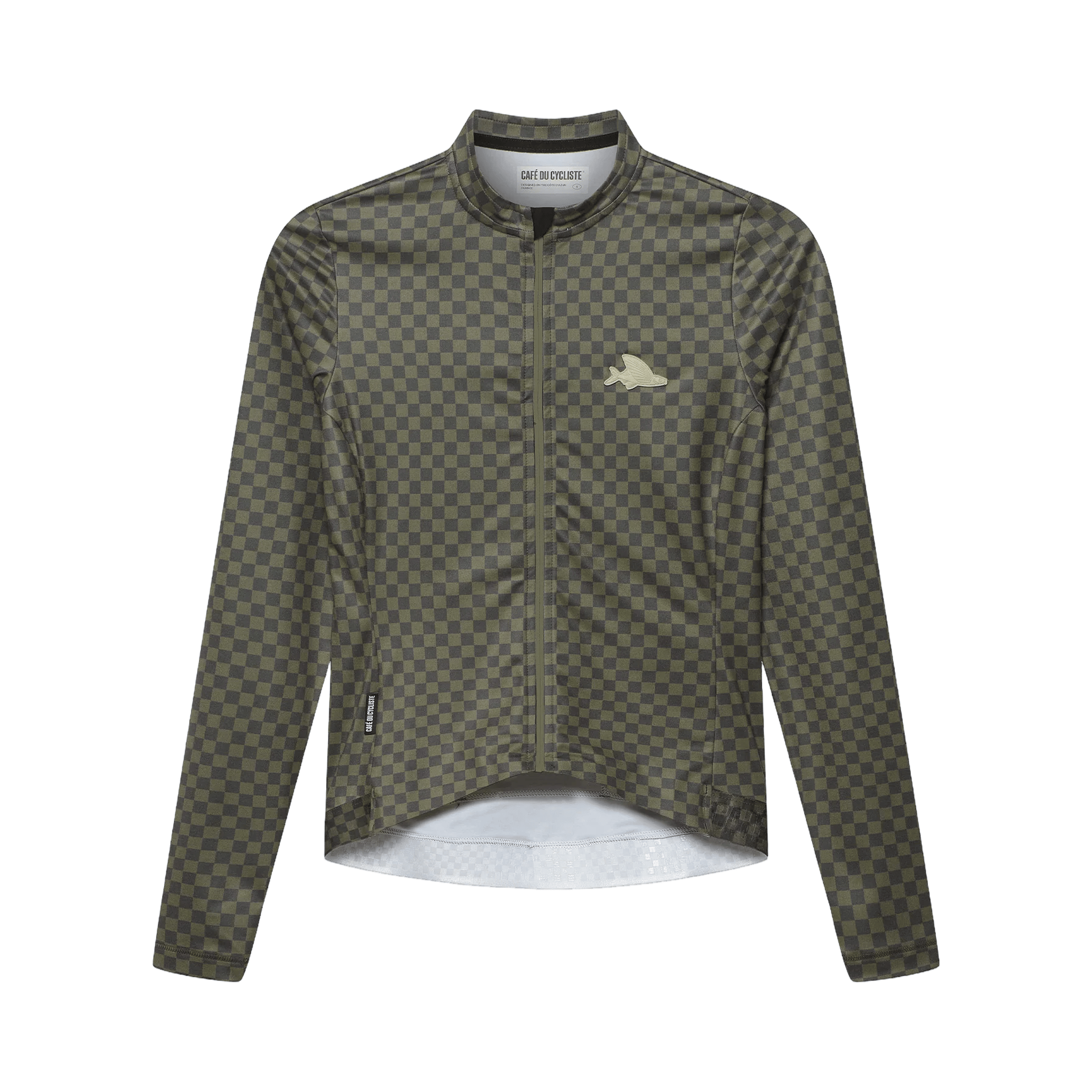 Café du Cycliste Men's Constance LS Jersey Raven Carob / XS Apparel - Clothing - Men's Jerseys - Road