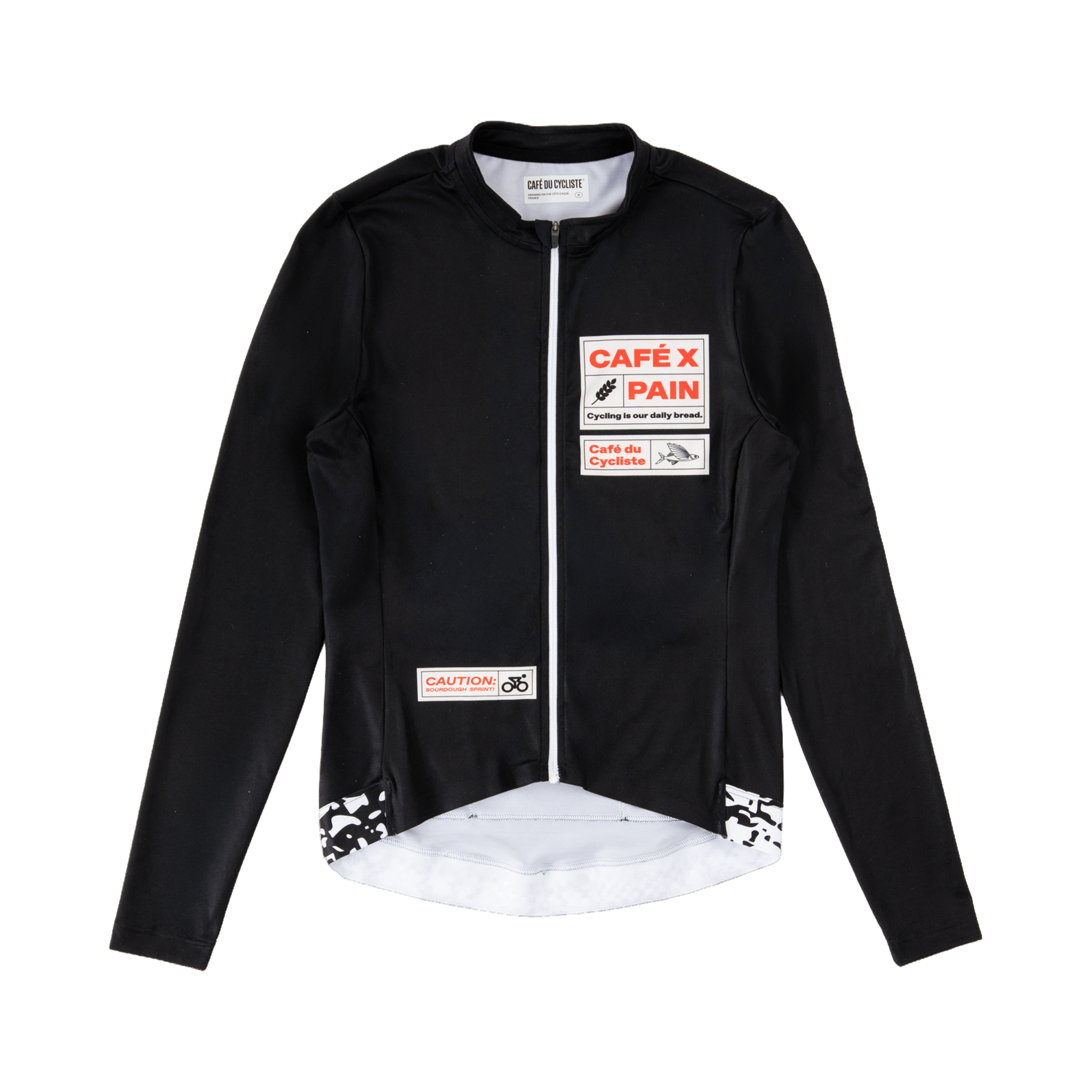 Café du Cycliste Men's Constance Pain LS Jersey Apparel - Clothing - Men's Jerseys - Road