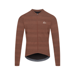 Café du Cycliste Men's Corinne Jersey Long Sleeve Cashew / S Apparel - Clothing - Men's Jerseys - Road