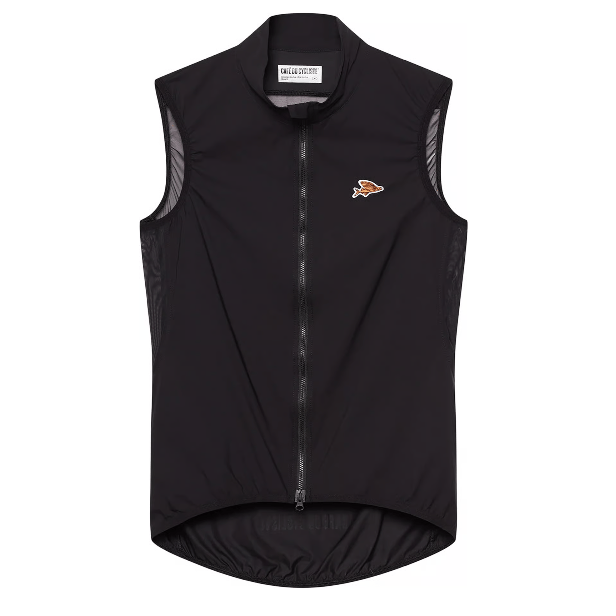 Café du Cycliste Men's Edith Gilet Windproof Black / XS Apparel - Clothing - Men's Vests