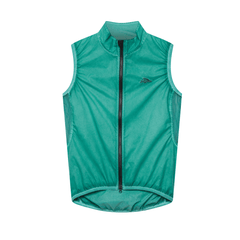 Café du Cycliste Men's Edith Gilet Windproof Cold Dye Dark Sea / XS Apparel - Clothing - Men's Vests
