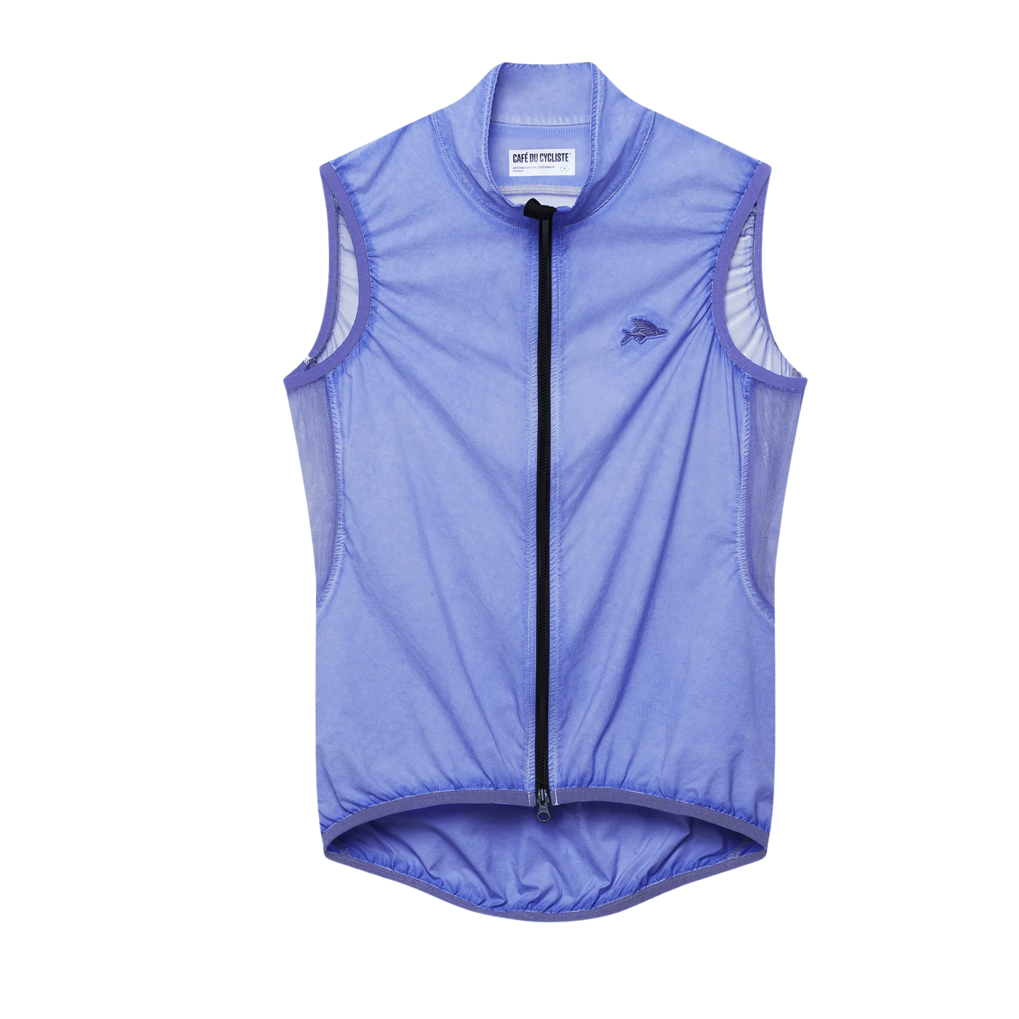 Café du Cycliste Men's Edith Gilet Windproof Cold Dye Verbena / XS Apparel - Clothing - Men's Vests