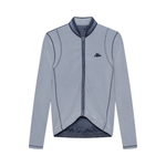 Café du Cycliste Men's Emilie LS Jersey Cold Dye Anthracite / XS Apparel - Clothing - Men's Jerseys - Road
